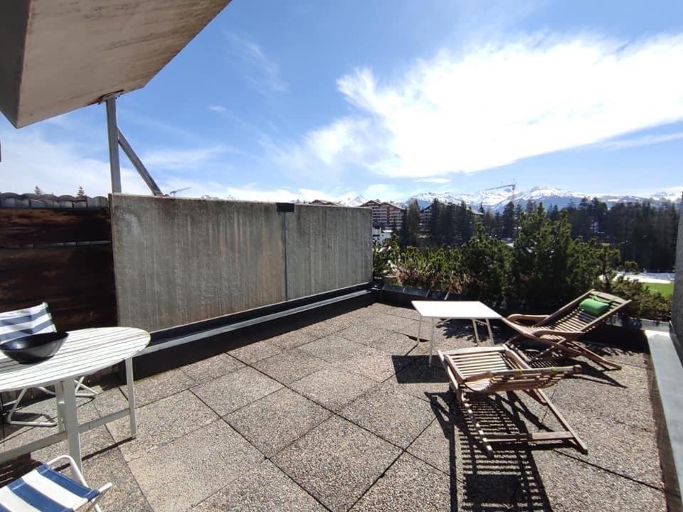 Etrier Appartement Crans-Montana Buitenkant foto
