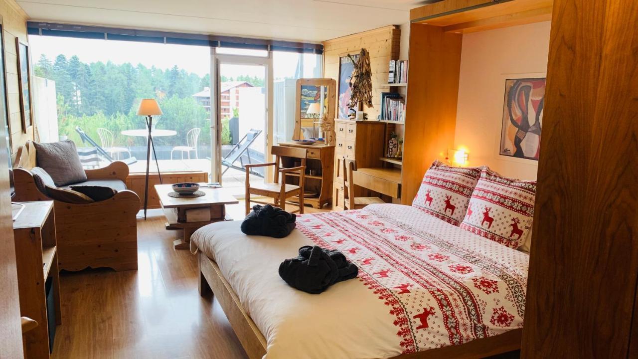 Etrier Appartement Crans-Montana Buitenkant foto